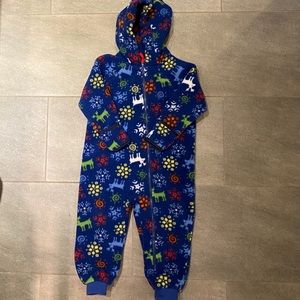 L.L.Bean Kids Fleece Bunting Excellent Condition